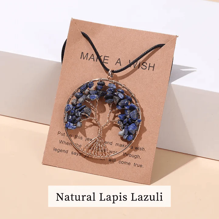 Seven Chakra Tree of Life Necklace