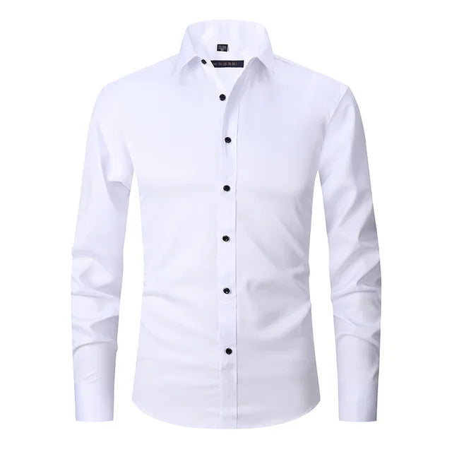 Crease-Free Stretch Men's Shirt - Noah
