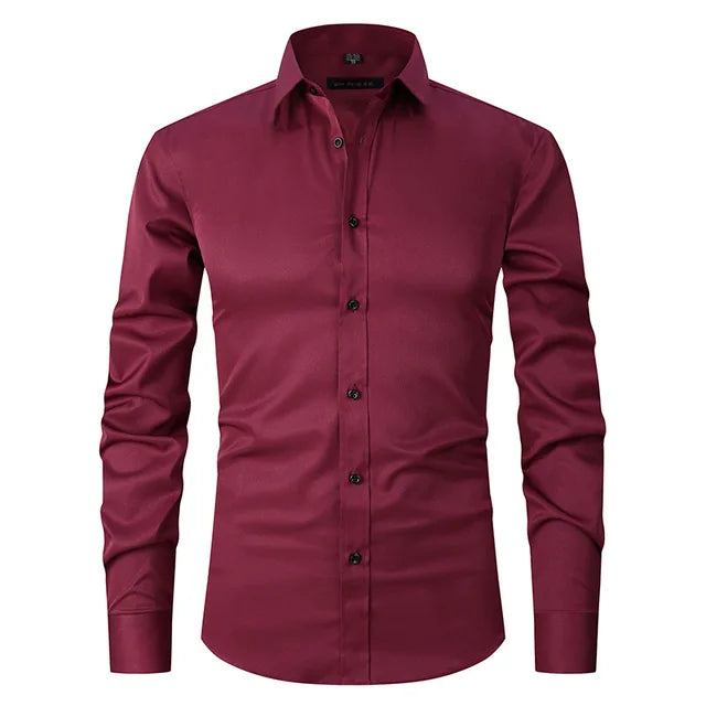 Crease-Free Stretch Men's Shirt - Noah