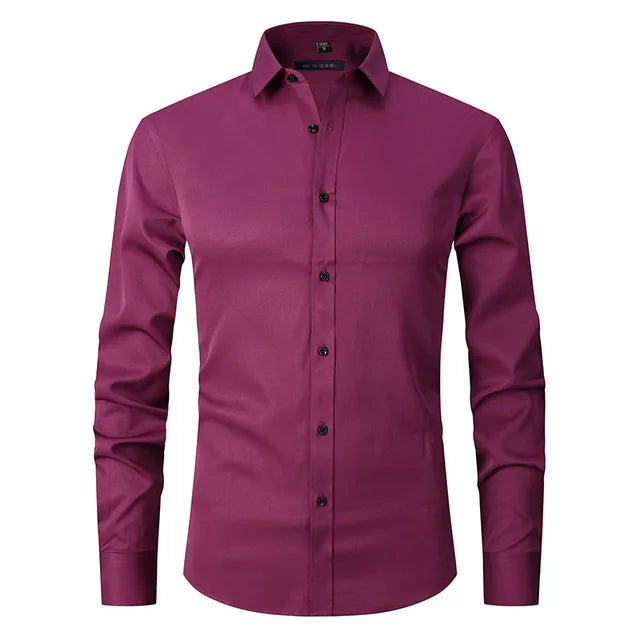 Crease-Free Stretch Men's Shirt - Noah