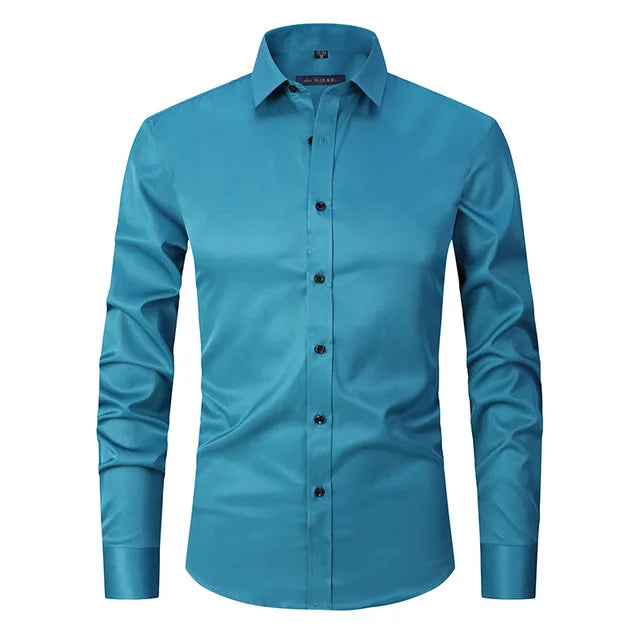 Crease-Free Stretch Men's Shirt - Noah
