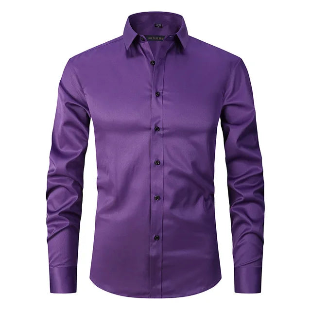 Crease-Free Stretch Men's Shirt - Noah