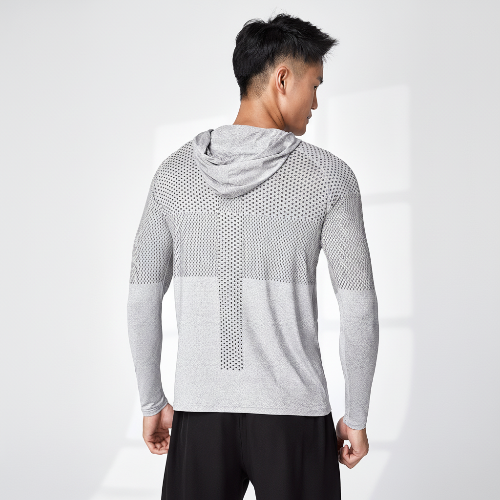 Lightweight performance hooded top - Dylan