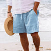 Men's Linen-Blend Shorts