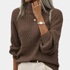 Classic Argyle Turtleneck Sweater