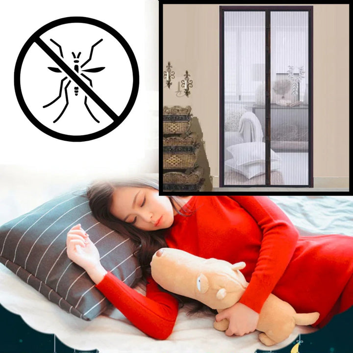 Magnetic Screen Door – Hands-Free Insect Barrier