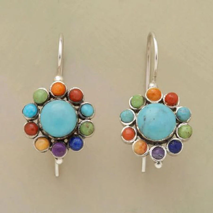 Elegant Multicolored Cubic Zirconia Earrings