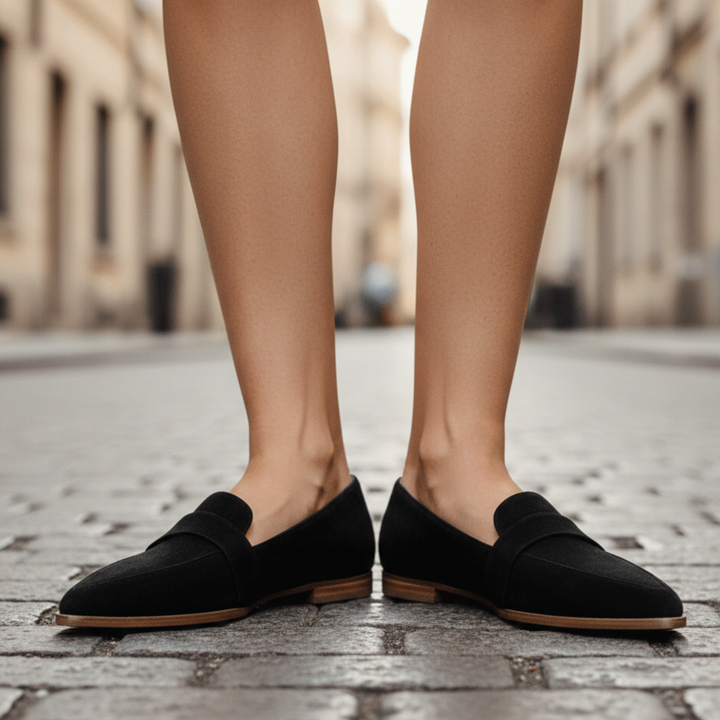 Women's Pointed-Toe Loafers – Classic Flat Moccasins