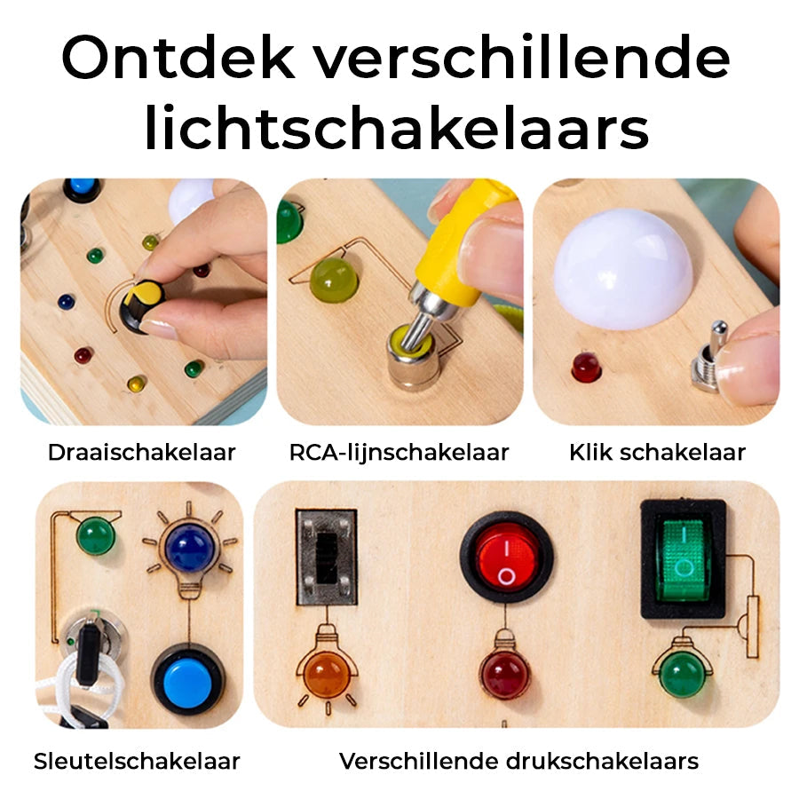 Montessori LED Activity Board – Learn Through Play