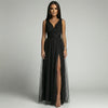 Sleeveless V-Neck Evening Gown - Lynne