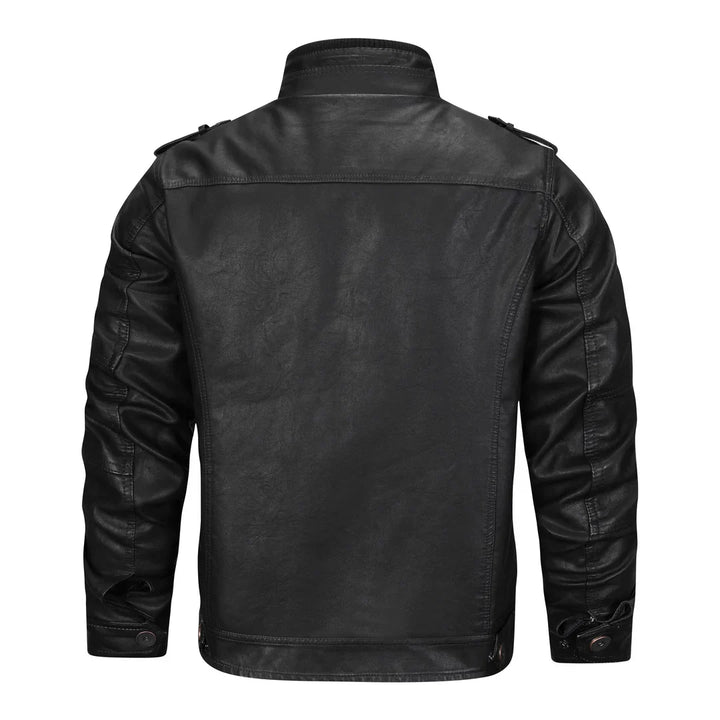 Black Faux Leather Jacket