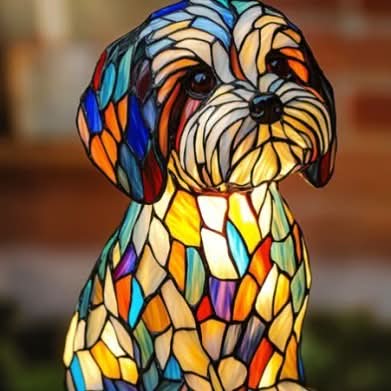 Night Light Design Lamp for Pets | Warm Light | USB Operation with Switch | GlowPaws