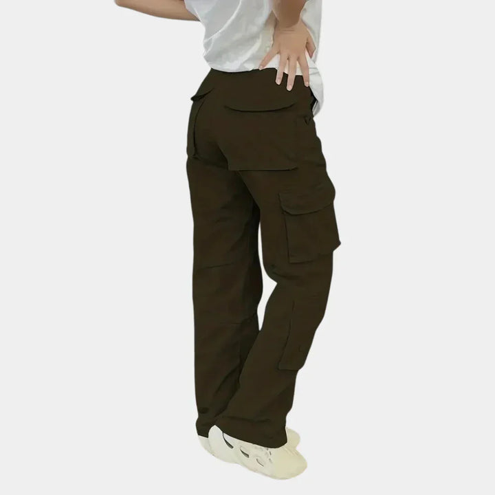 Women's High-Waist Cargo Pants