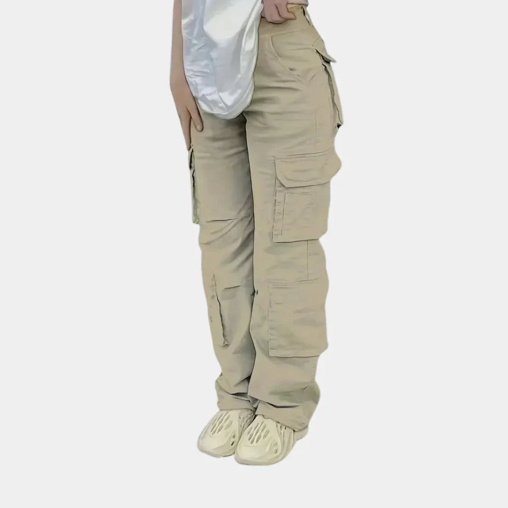 Women's High-Waist Cargo Pants