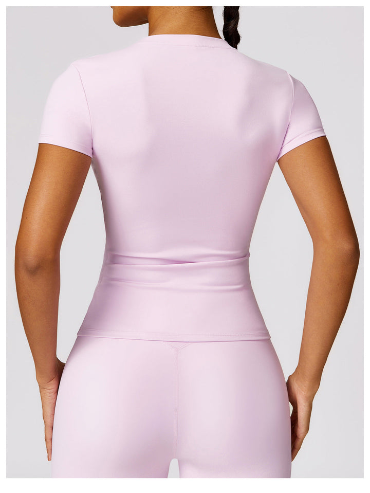 Gabriella - 2-Piece Shaping Gym Set with Short Sleeves