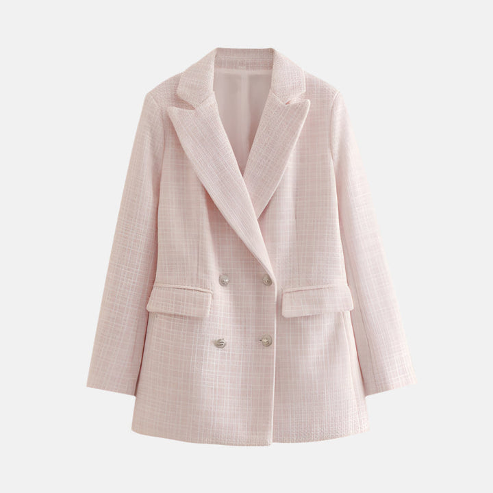 Elegant Tweed Blazer for Women – Timeless Sophistication for Every Occasion