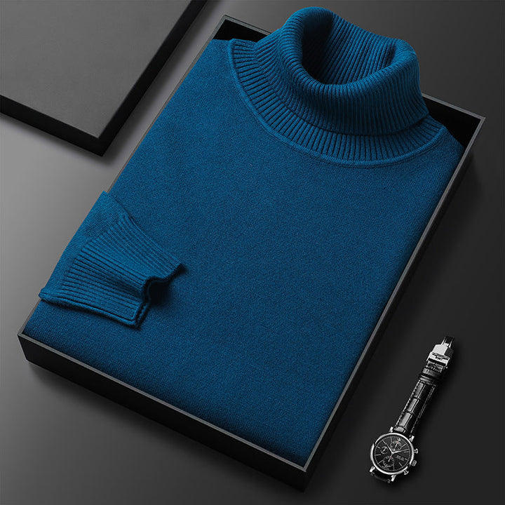 Men’s Classic Turtleneck Sweater – Cozy & Stylish