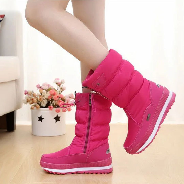 Women's Snow Boots with Arch Support, Waterproof and Non-Slip
