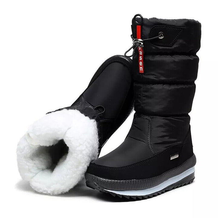 Women's Snow Boots with Arch Support, Waterproof and Non-Slip