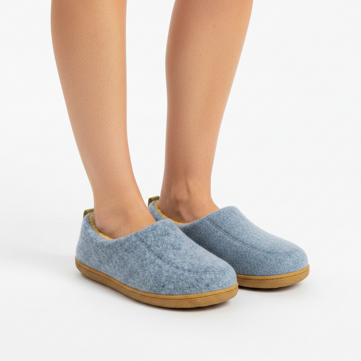 Orthopaedic Unisex Indoor Slipper – Hard Sole & Fleece Support
