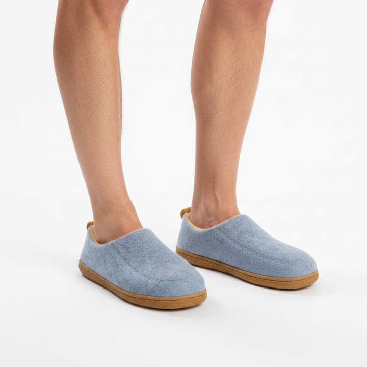 Orthopedic Unisex Indoor Slipper – Hard Outsole &amp; Fleece Insole