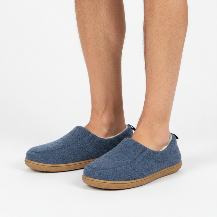 Orthopedic Unisex Indoor Slipper – Hard Outsole &amp; Fleece Insole