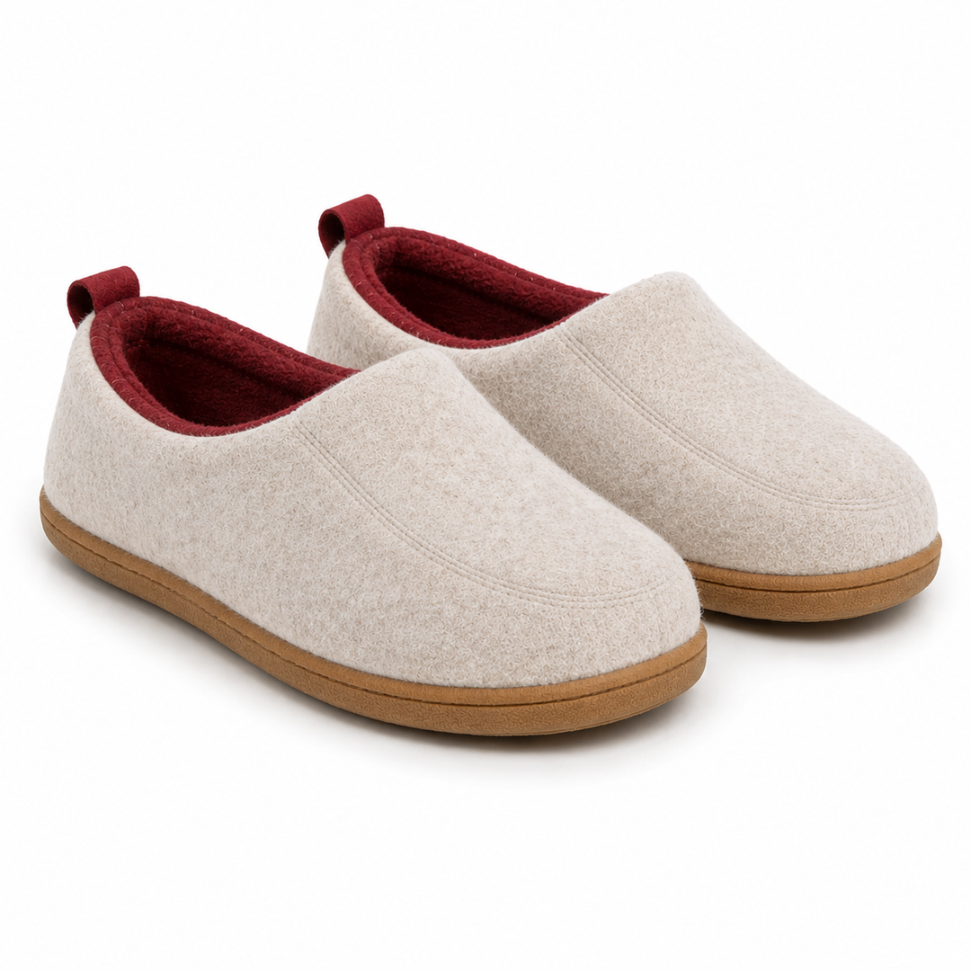 Orthopedic Unisex Indoor Slipper – Hard Outsole &amp; Fleece Insole