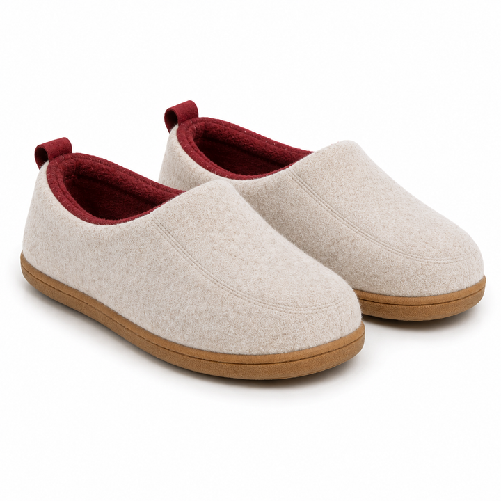 Orthopedic Unisex Indoor Slipper – Hard Outsole &amp; Fleece Insole