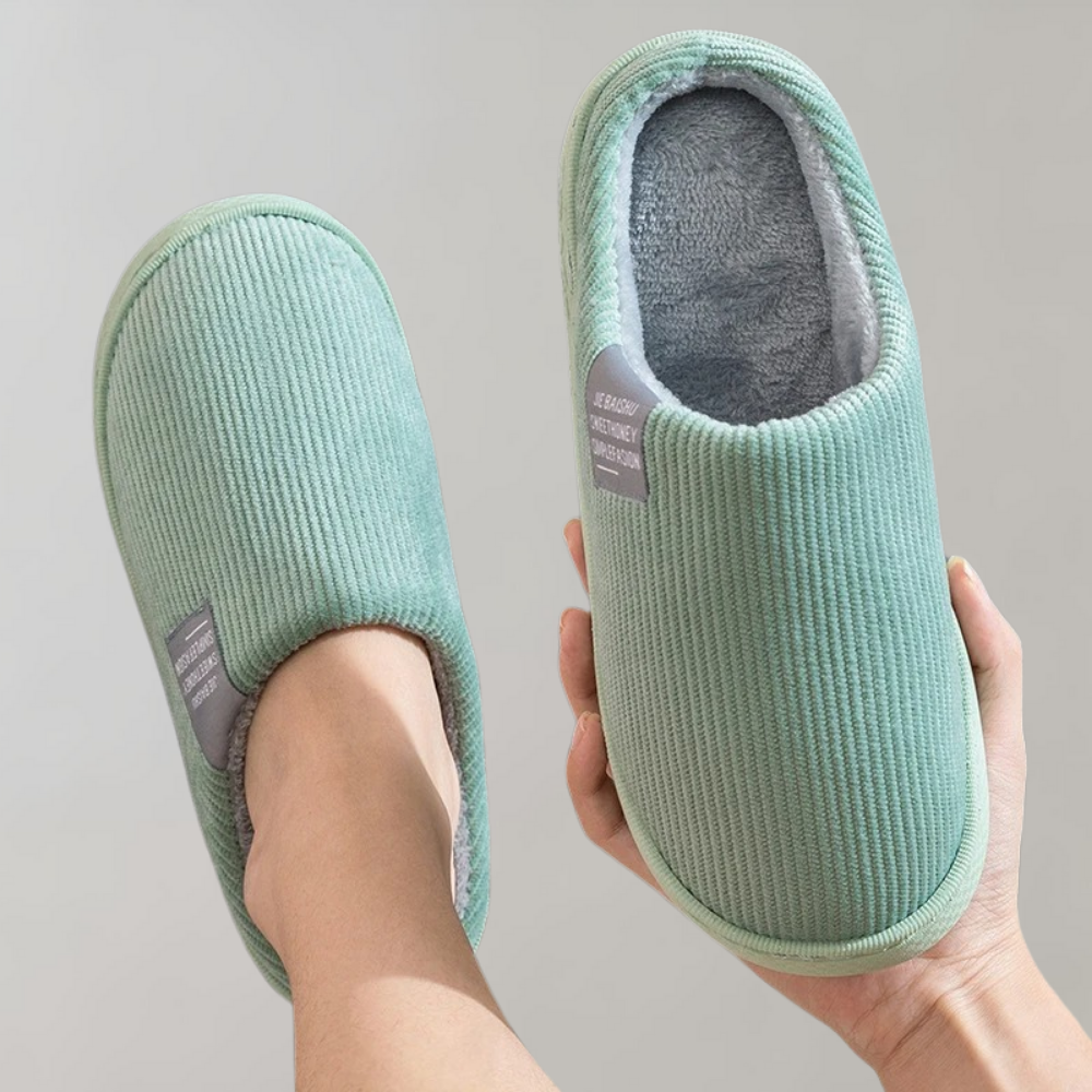 Women's Orthopaedic Slip-On Slippers – Indoor House Slippers with Supportive Sole