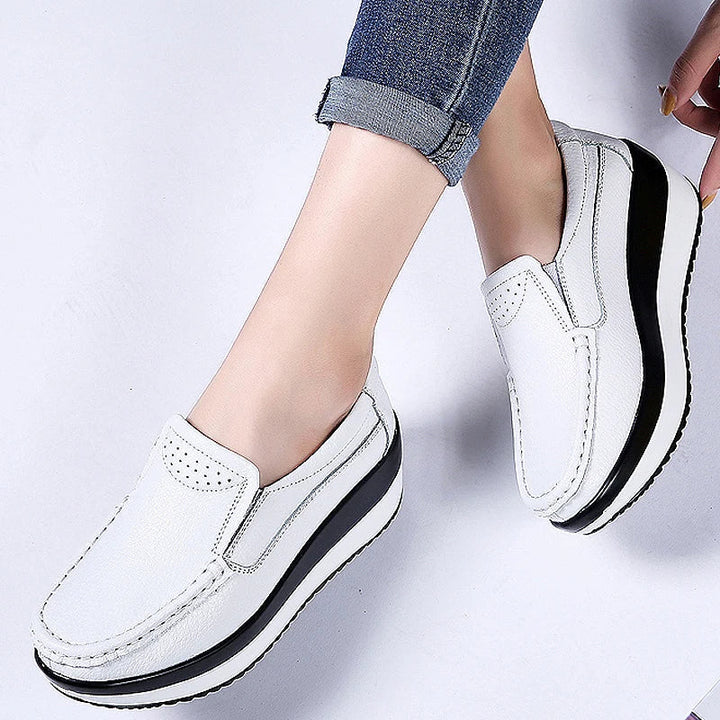 Platform slip-on shoe with orthopaedic support – Erika