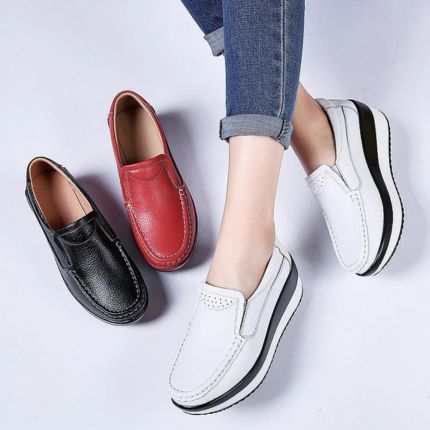 Platform slip-on shoe with orthopaedic support – Erika