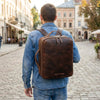Premium Crazy Horse Leather Backpack - Lockfield