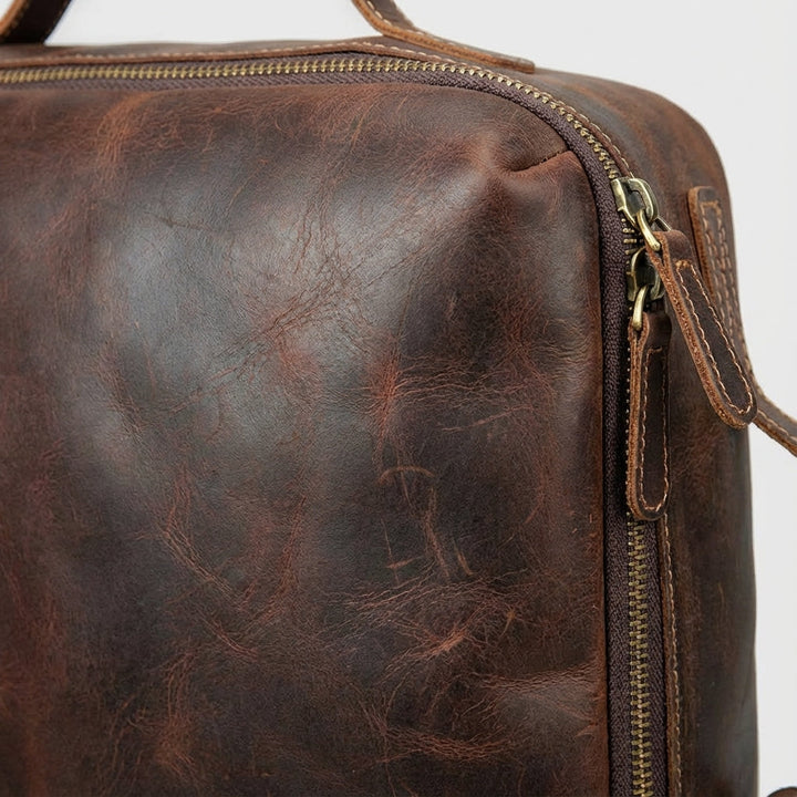 Premium Crazy Horse Leather Backpack - Lockfield