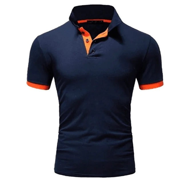 Men’s Breathable Cotton Polo Shirt