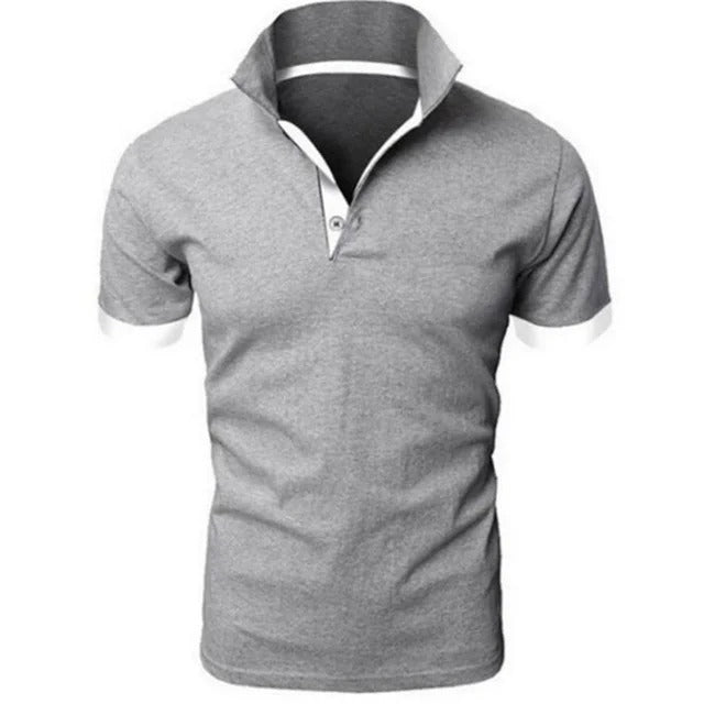 Men’s Breathable Cotton Polo Shirt