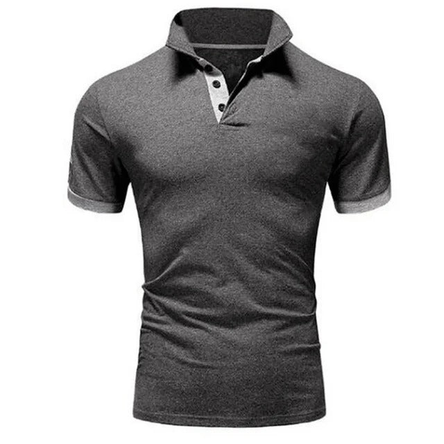 Men’s Breathable Cotton Polo Shirt