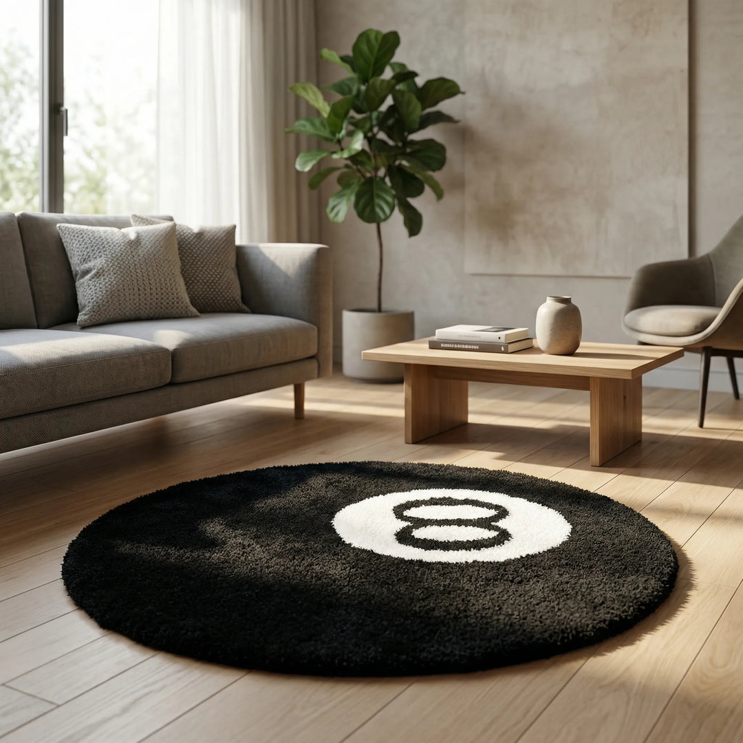 Round Graphic Rug – Ballora