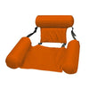 Luxury Inflatable Water Chair with Backrest - Floating Chair for Pool and Lake