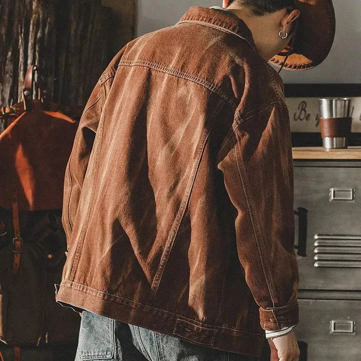 Denim Men's Jacket – Classic Style Meets Modern Comfort