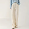Women's Merino Wool Pants High Waist Wide-Leg
