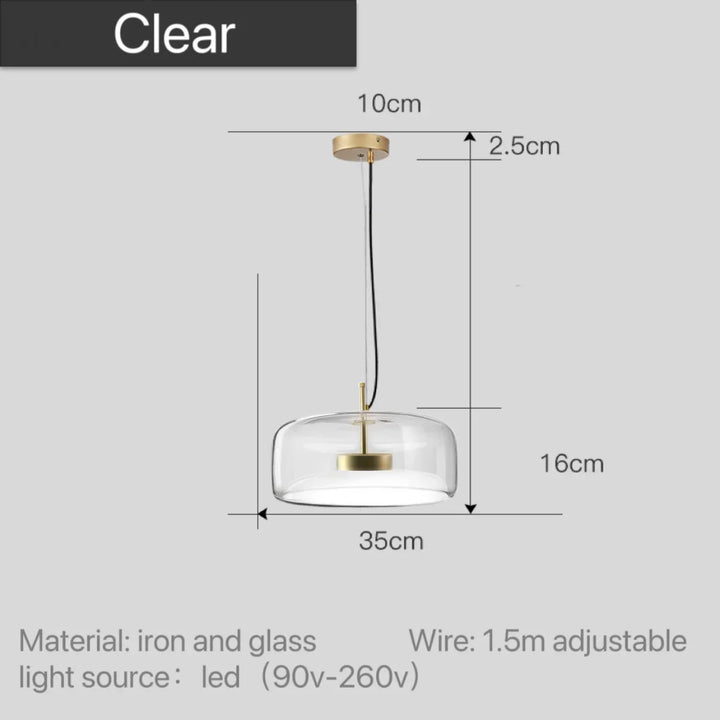 Astrid - Modern Nordic Glass Pendant Light