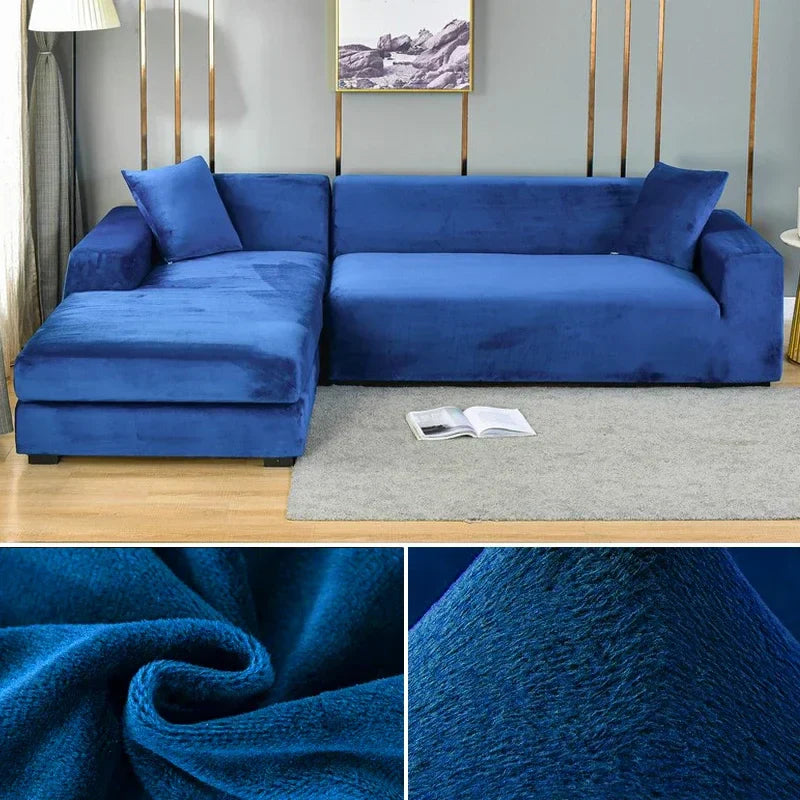 Sofina Stretch Velvet Sofa Cover with Luxurious Finish