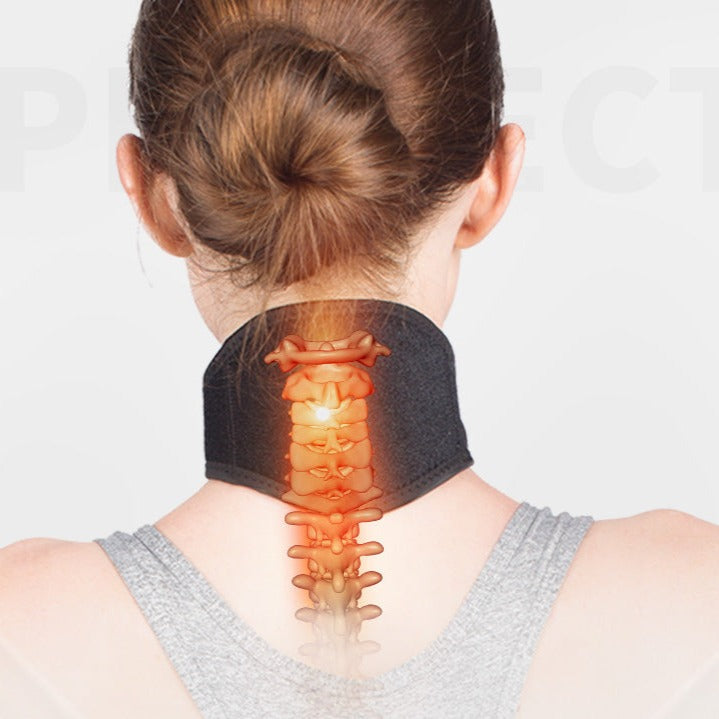 Self-Heating Magnetic Neck Brace