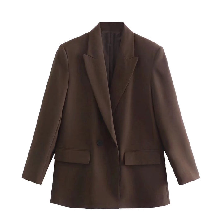 Elegant Double-Breasted Blazer for Women