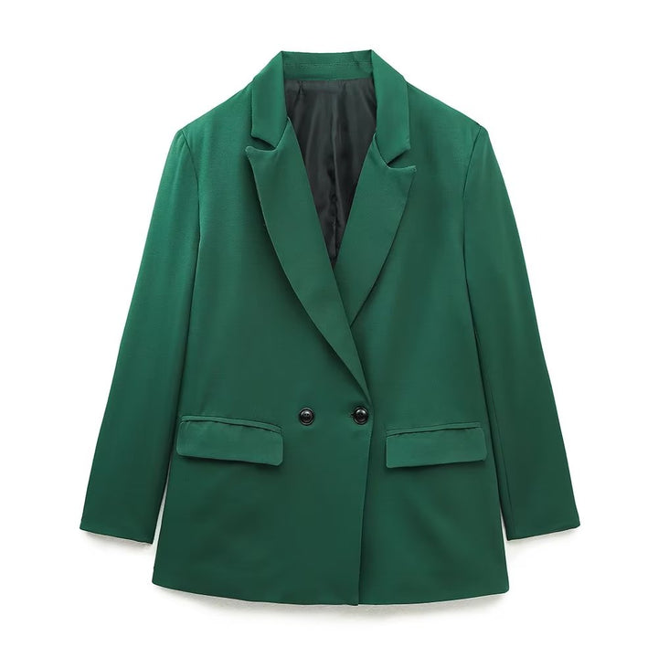 Elegant Double-Breasted Blazer for Women