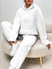 Women's Hooded Teddy Loungewear Set