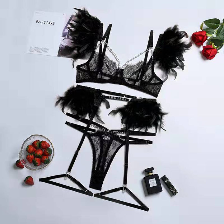 Mirella 3-Piece Lingerie Set | A Sexy Set with Unique Details