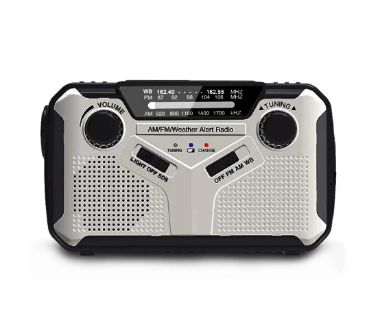 Multifunctional Emergency Radio with Charging Options - SafeSignal