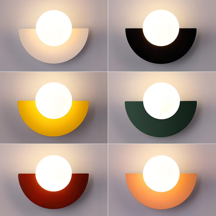 Nordic Semi-Circular Wall Lamp