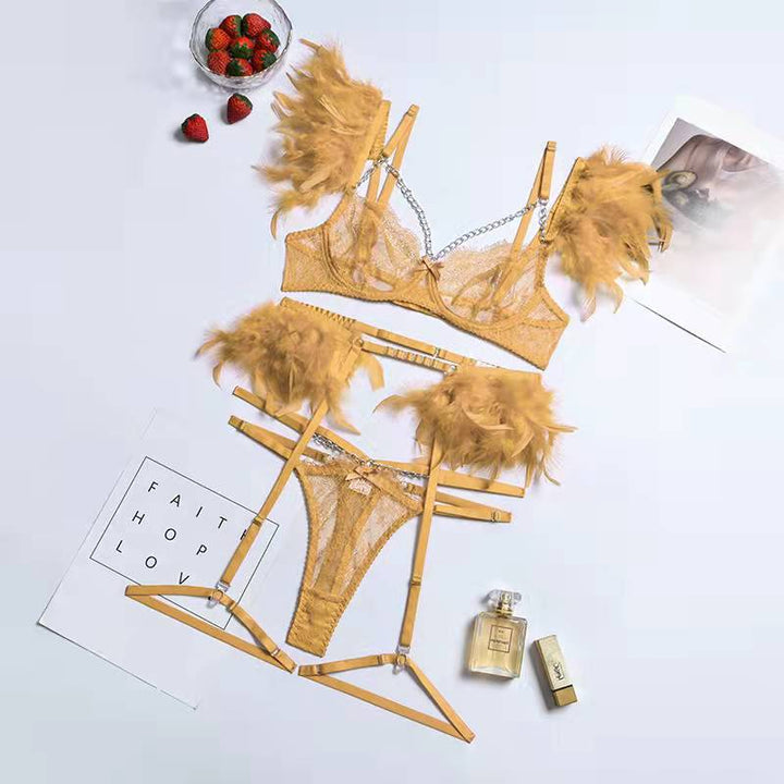 Mirella 3-Piece Lingerie Set | A Sexy Set with Unique Details